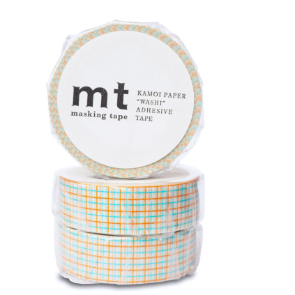 Washi páska Hougan Aqua x Mikan | 15mm x 10m