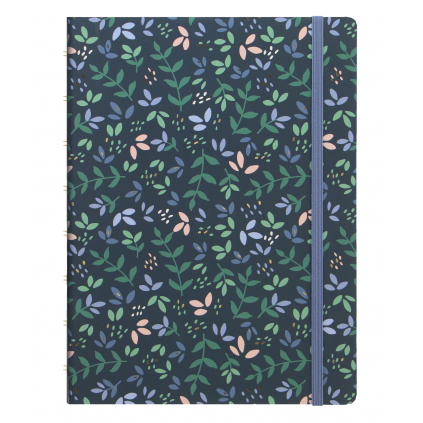 Filofax Garden Collection A5 Notebook in Dusk SKU 115114 Product Front image