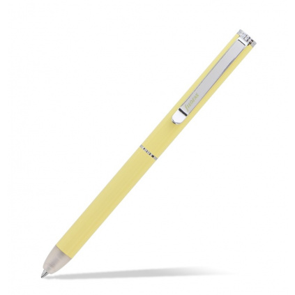 149108 clipbook erasable ball pen lemon 1
