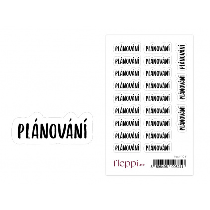 planovani