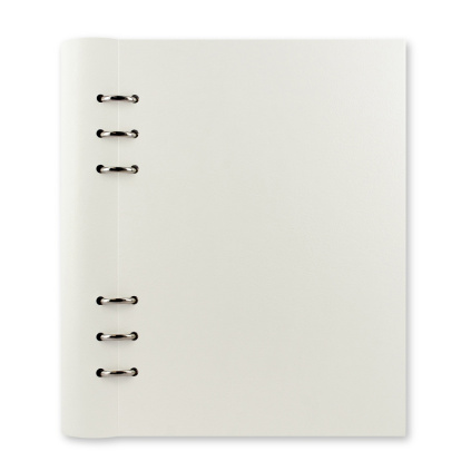 Filofax Clipbook Classic Monochrome | A5 Bílá