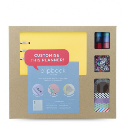 Filofax Kreativní set Clipbook | A5  Pastelová žlutá