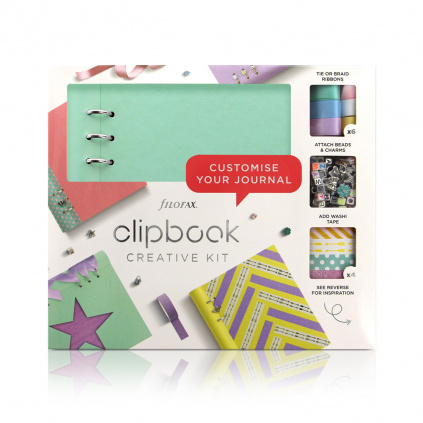 Filofax, Kreativní set Clipbook, A5, pastel. zelená