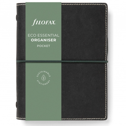 Diář Filofax Eco Essential | Pocket dark ebony