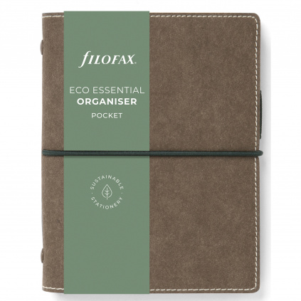 Diář Filofax Eco Essential | Pocket dark walnut