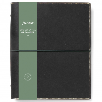 Diář Filofax Eco Essential | A5 dark ebony