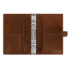 Diář Filofax Lockwood | Personal Hnědá  fleppi náplň na zbytek roku 2025