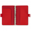 Diář Filofax Saffiano | Personal-Compact Červená  fleppi náplň na zbytek roku 2025