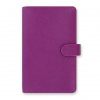 Diář Filofax Saffiano | Personal-Compact Malinová  fleppi náplň na zbytek roku 2025