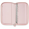 Diář Filofax Saffiano Zip | Personal-Compact Blush  fleppi náplň na zbytek roku 2025