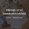 PŘEDPLATNÉ samolepkových kitů | leden - březen 2026