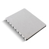 notebook saffiano metallic a5 silver iso