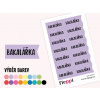 Samolepky Školní - bakalářka
