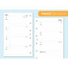 Náplň do diáře - Kalendář 2022, týden/2 stranu, horizontální