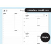 Náplň do diáře - Kalendář 2022, den/1 stranu (Velikost náplně Personal)
