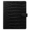 Diář Filofax Classic Croc | A5 Černá  fleppi náplň na zbytek roku 2025