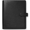 Diář Filofax Saffiano | A5 Černá  fleppi náplň na zbytek roku 2025