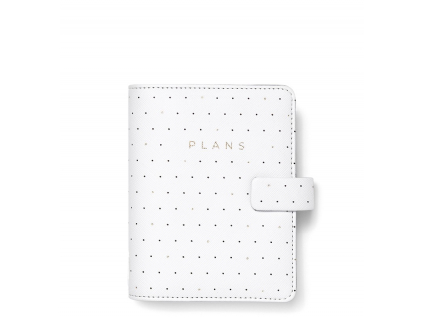 Diár  Filofax Moonlight | Pocket Biela