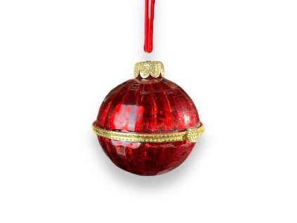 Červená otevírací baňka #36015