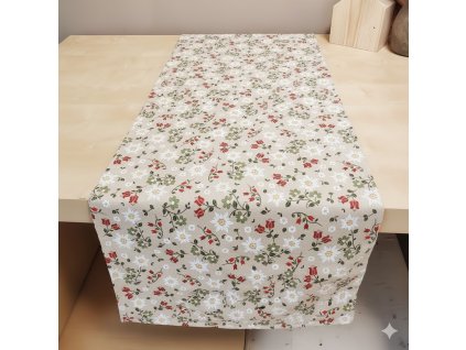 Běhoun na stůl folklorní motiv