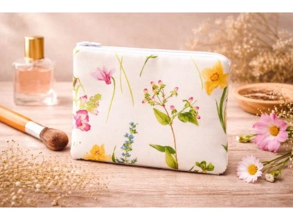 Kosmetická taštička kvítí