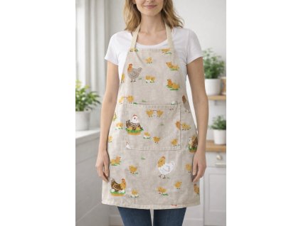 zástěra na vaření slepičky