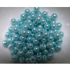 Voskované perle 6mm  Korálky voskované skleněné perle průměr 6mm