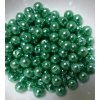 Voskované perle 6mm  Korálky voskované skleněné perle průměr 6mm