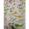 Látka metráž jarní kvítí, šíře 140cm, materiál bavlna 80% polyester 20%