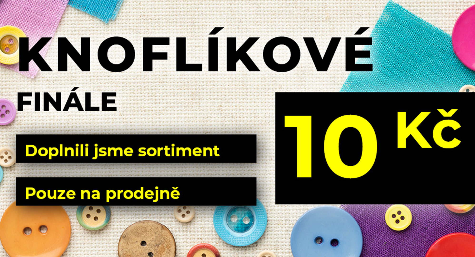KNOFLÍKY DOSKLADNĚNY