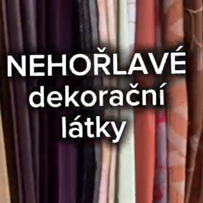 Luxusní dekorační látky VIDEO