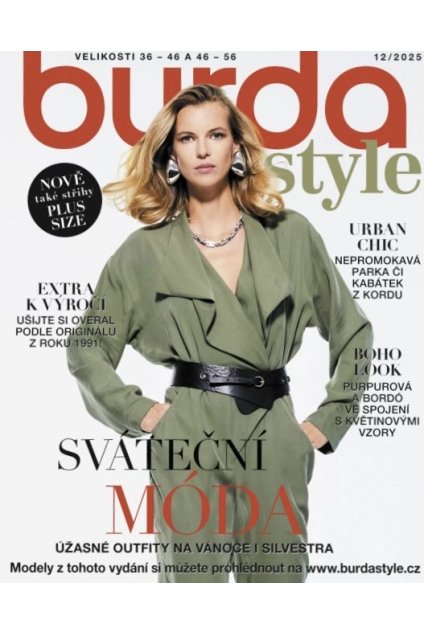 ČASOPIS BURDA STYLE - PROSINEC 2025