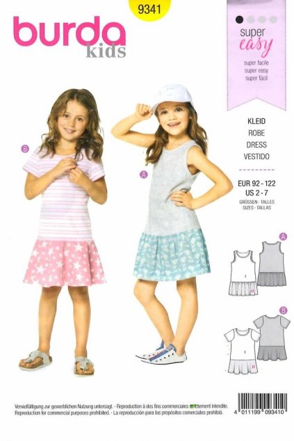 P44 9341 DÍVČÍ ŠATY