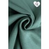 TEPLÁKOVINA S POČESANÝM RUBEM, SVĚTLÁ MODROZELENÁ