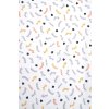 BAVLNĚNÉ PLÁTNO, BÍLÉ SE VZOREM KOČIČÍCH TLAPEK