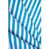 HLB 083 BAVLNĚNÉ PLÁTNO - PROUŽKY TYRKYSOVÉ