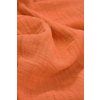 VOJITÁ PLENKOVINA S BAMBUSEM ORANŽOVÁ OEKO-TEX