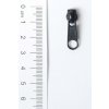 GKK ZIP 08 KOVOVÝ JEZDEC NA ZIP ČERNÝ 3 mm