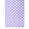 BAVLNĚNÉ PLÁTNO, FIALKOVÉ - PUNTÍK 8 mm