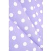 BAVLNĚNÉ PLÁTNO, FIALKOVÉ - PUNTÍK 8 mm