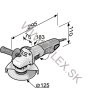 FLEX L 13-10 125-EC  FLEX L 13-10 125-EC 1300 Wattová uhlová brúska s bezuhlíkovým motorom