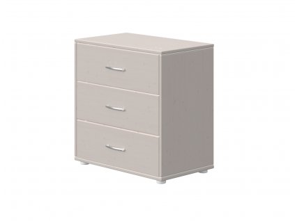 Komoda se 3 zásuvkami Flexa Classic-bílá