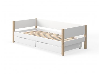 Jednolůžko s úložným prostorem Flexa Nor