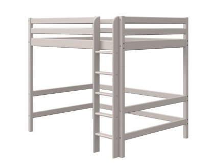 Horní spaní dvoulůžko s rovným žebříkem Flexa Classic