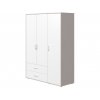 Skříň 3 dveřová Flexa Classic-šedá/bílá