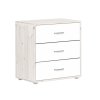 Komoda se 3 zásuvkami Flexa Classic-bílá