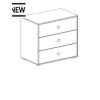 Komoda se 3 zásuvkami Flexa Roomie