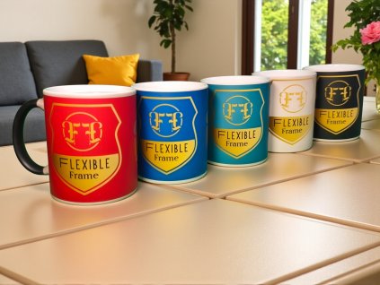 Magické hrnky měnící motiv – pět barevných variant