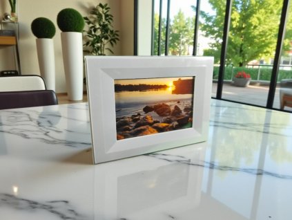 modularni fotoramecek flexible frame svetle seda