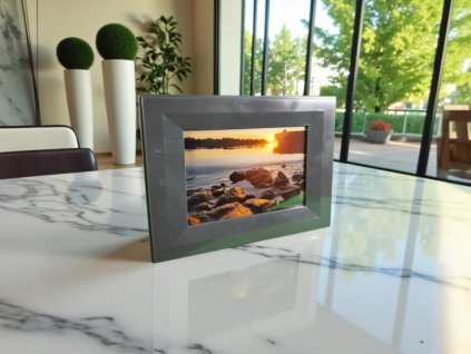 modularni fotoramecek flexible frame tmave seda